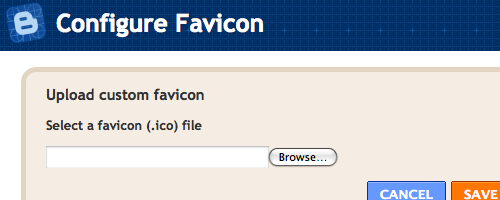 blogger add favicon