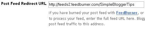 feedburner blogger feed