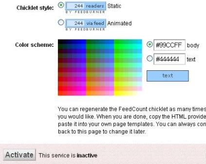 feedburner count set