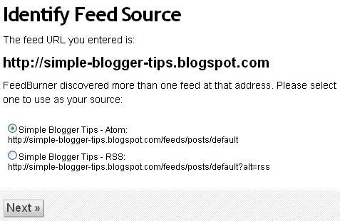 feedburner feed source