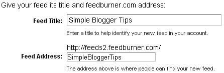 feedburner feed title