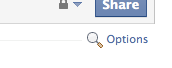 facebook option