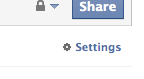 facebook settings