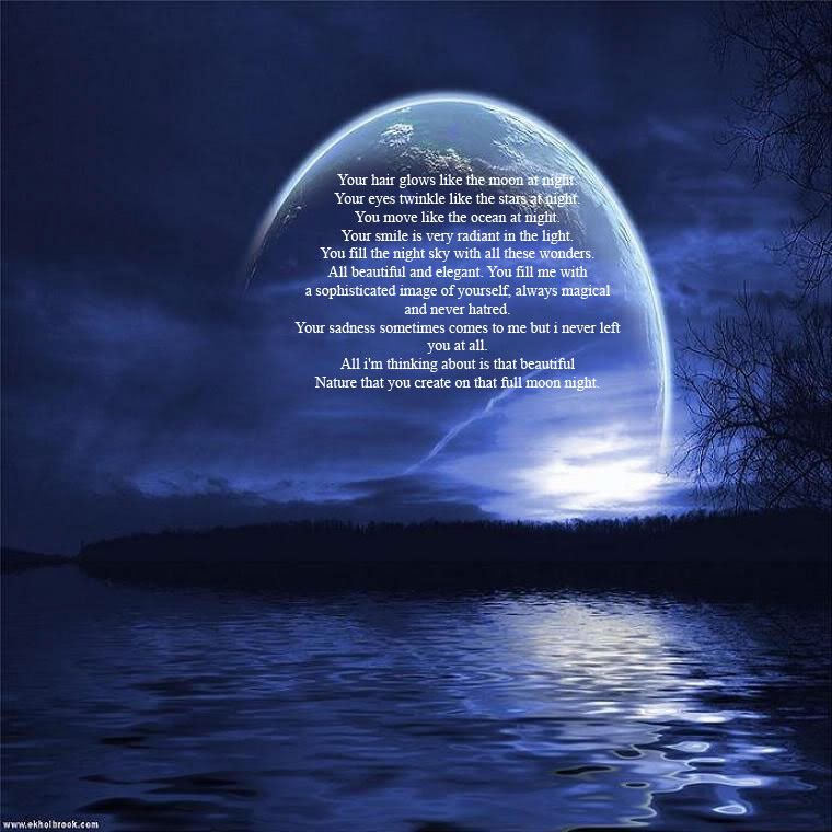 the moon light poem Pictures, Images and Photos