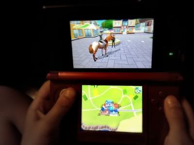 Horses 3D screen
