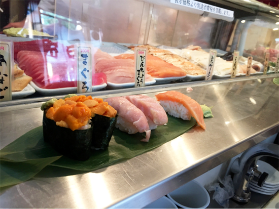 รีวิวร้าน Sushi Uogashi Nihon-ichi Shibuya