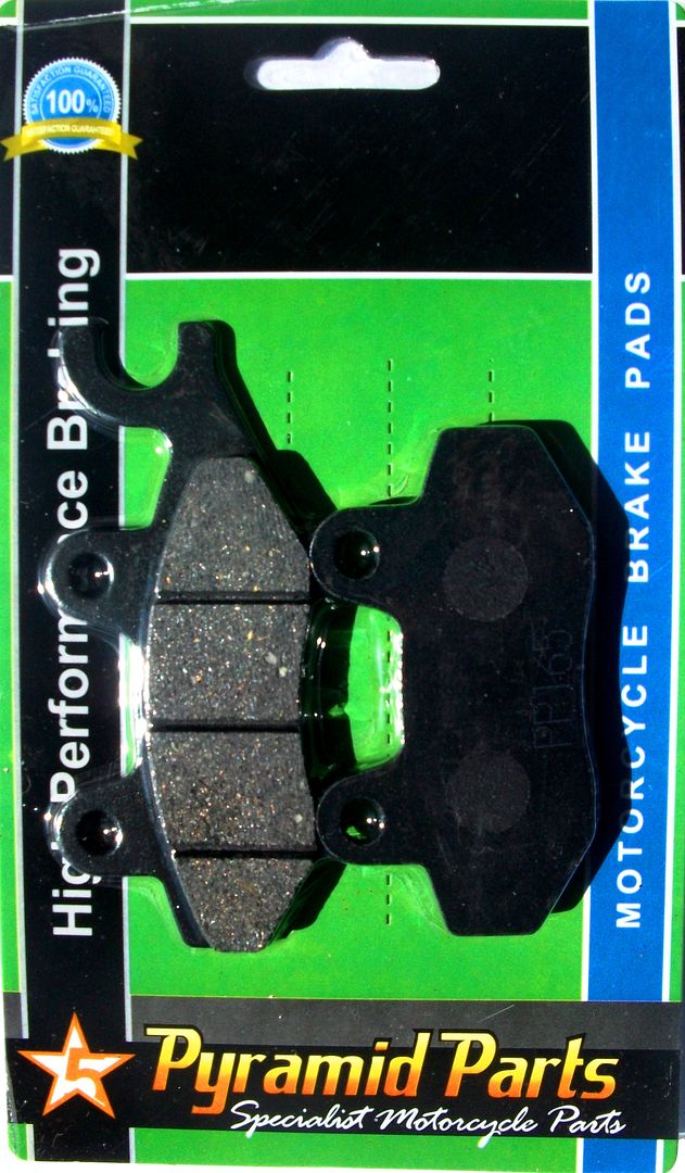Pyramid Parts Rear Brake Pads fits Honda TA200 Shadow 02-05 - Afbeelding 1 van 1