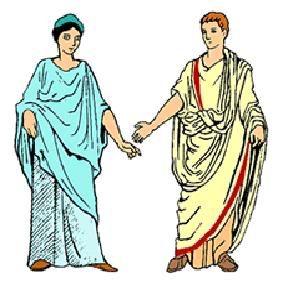 trajes romanos