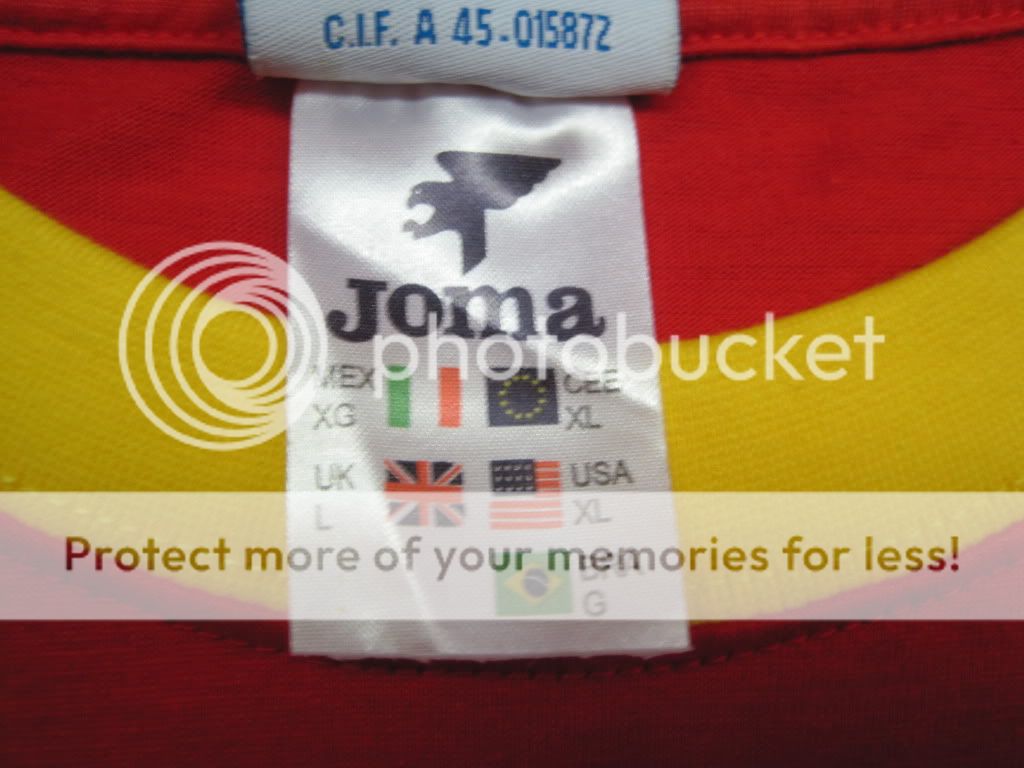 JOMA Espana Spain Tshirt Size X LARGE only  