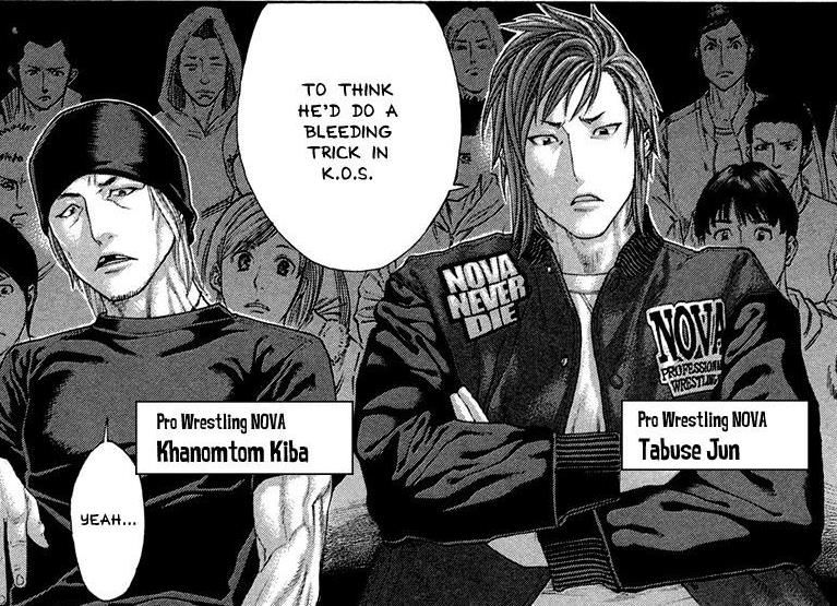 Thai fighters in Japanese manga