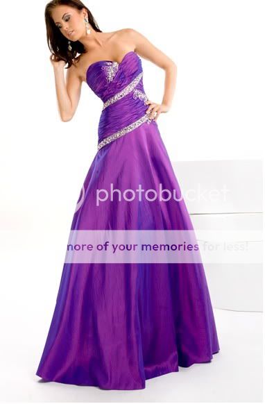 New purple Bridesmaid Evening dress Prom Size Custom 4 6 8 10 12 14 16 